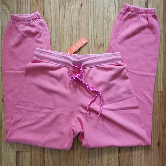 Sundry By Anthropologie Terry lined Peach Joggers Women's Size 0 (xs) - Picture 2 of 4